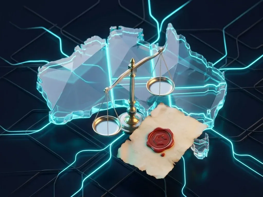 Is fast payout gambling legal in Australia – map of Australia with scales of justice